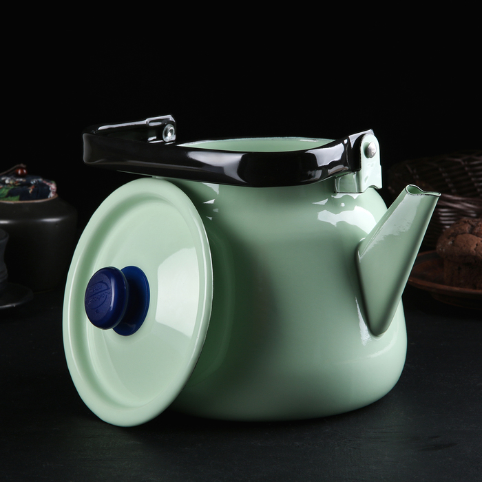 Чайник 3,5 л, без деколи, цвет салатовый