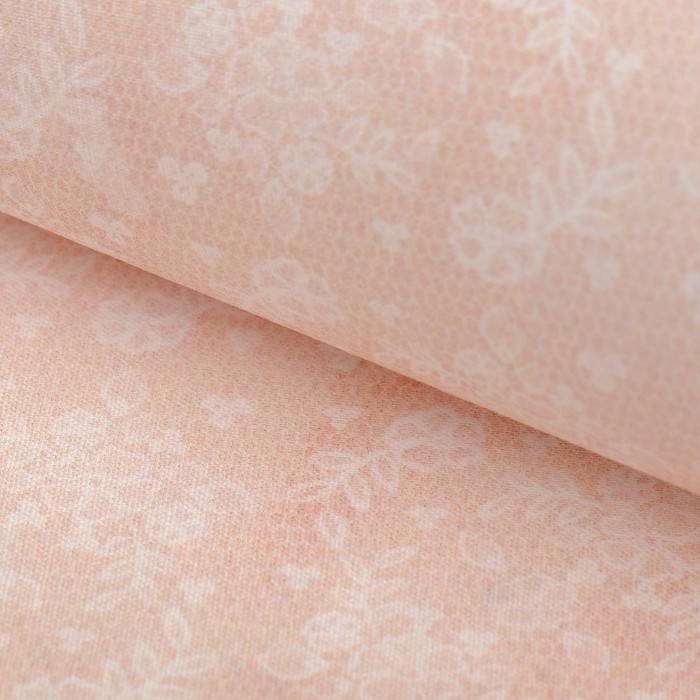 Ткани для пэчворка "Акварельные пионы", 120г/кв.м, №6