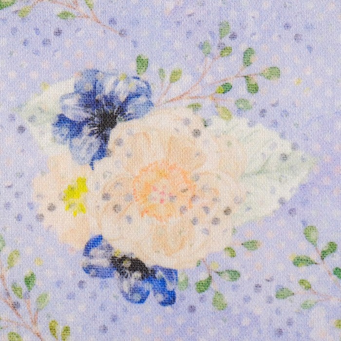 Ткани для пэчворка "Акварельные пионы", 120г/кв.м, №12