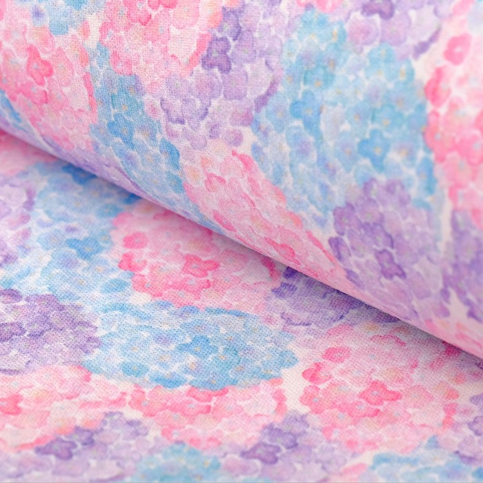 Ткани для пэчворка "Весенняя гортензия", 120г/кв.м, №3