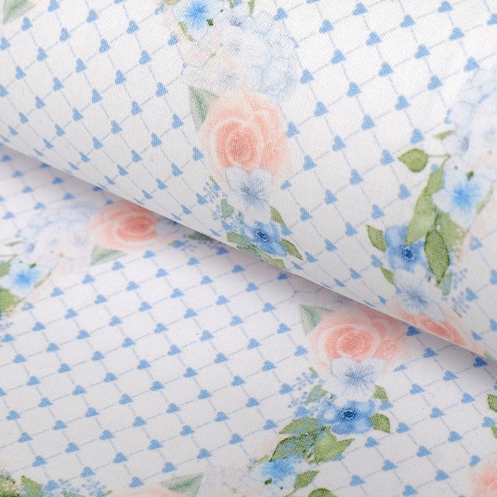 Ткани для пэчворка "Цветущие сады", 120г/кв.м, №7