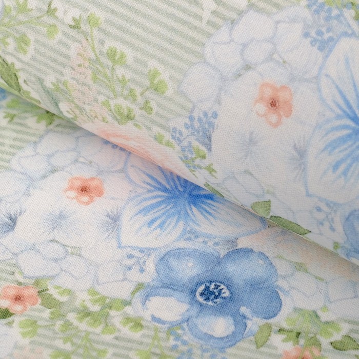 Ткани для пэчворка "Цветущие сады", 120г/кв.м, №11