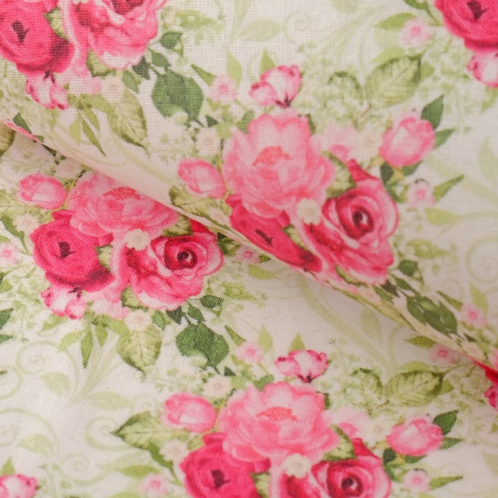 Ткани для пэчворка &quot;Великолепный розарий&quot;, 120г/кв.м, №3