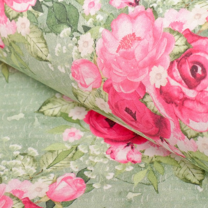 Ткани для пэчворка &quot;Великолепный розарий&quot;, 120г/кв.м, №5