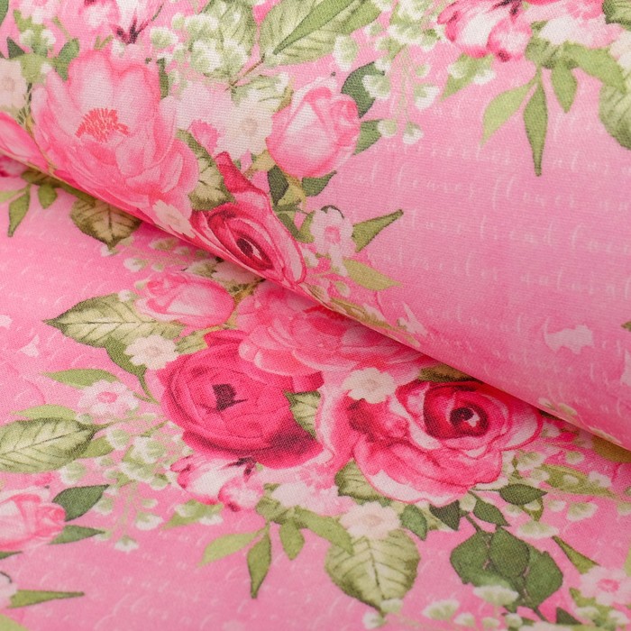 Ткани для пэчворка &quot;Великолепный розарий&quot;, 120г/кв.м, №6