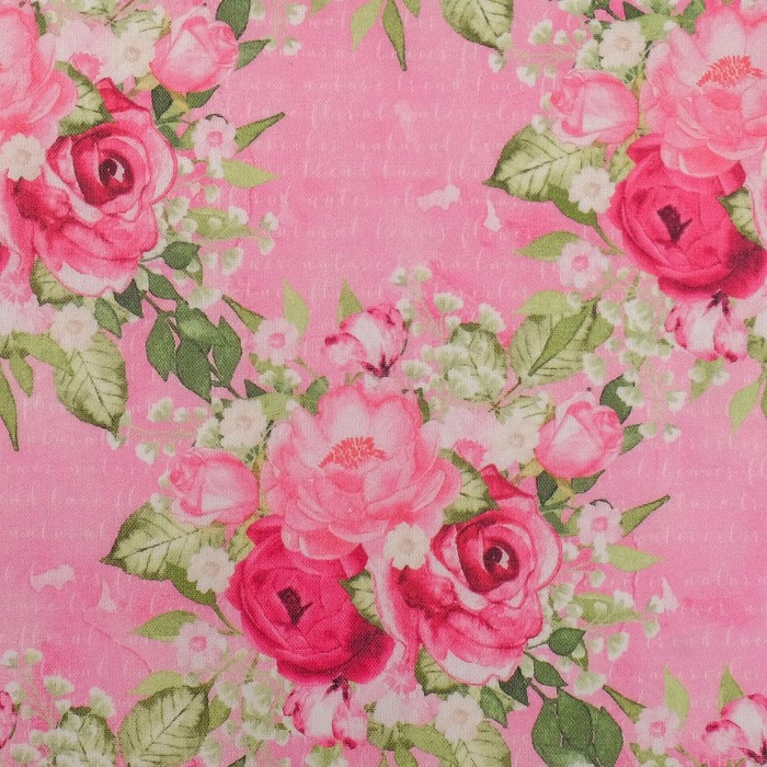 Ткани для пэчворка "Великолепный розарий", 120г/кв.м, №6