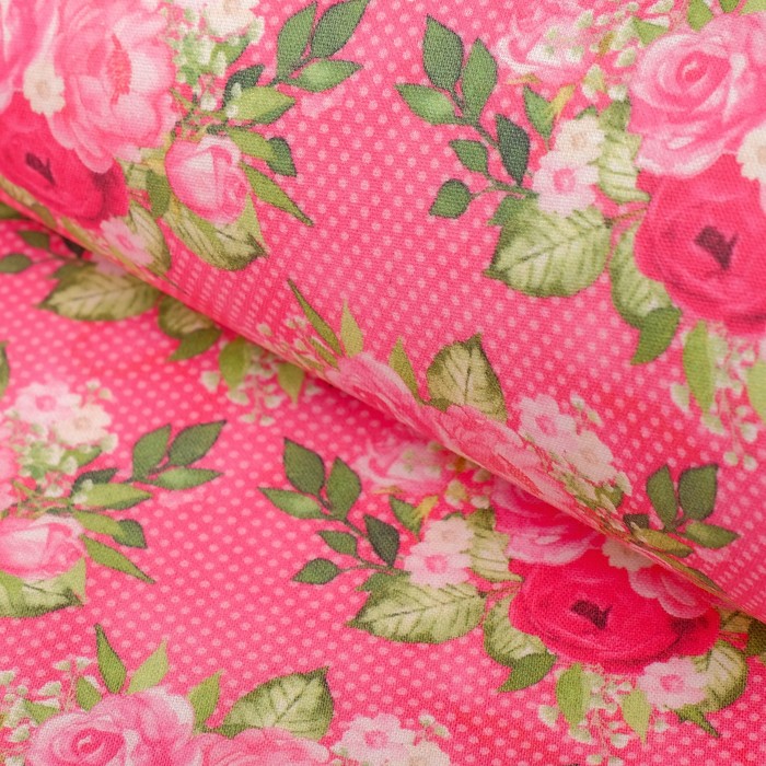 Ткани для пэчворка &quot;Великолепный розарий&quot;, 120г/кв.м, №7