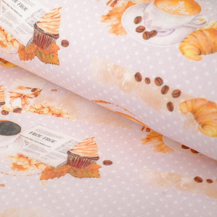 Ткани для пэчворка &quot;Кофе-тайм&quot;, 120г/кв.м, №10