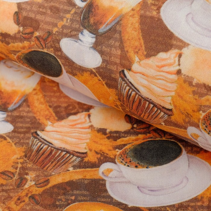 Ткани для пэчворка &quot;Кофе-тайм&quot;, 120г/кв.м, №11