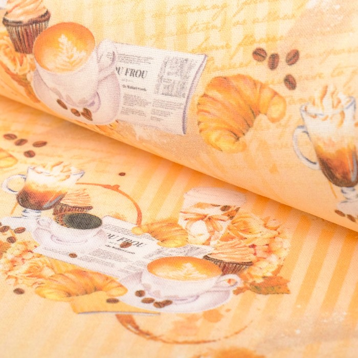 Ткани для пэчворка &quot;Кофе-тайм&quot;, 120г/кв.м, №14