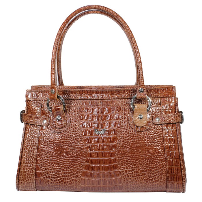 Сумка женская, отдел на молнии, наружный карман, цвет рыжий