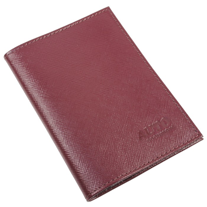 Обложка для автодокументов, цвет бордовый