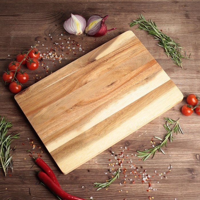 Доска для подачи из акации 38,3 х25,4 х1,9 см УЦЕНКА