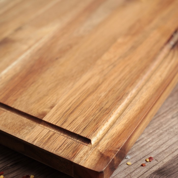 Доска для подачи из акации 38,3 х25,4 х1,9 см УЦЕНКА