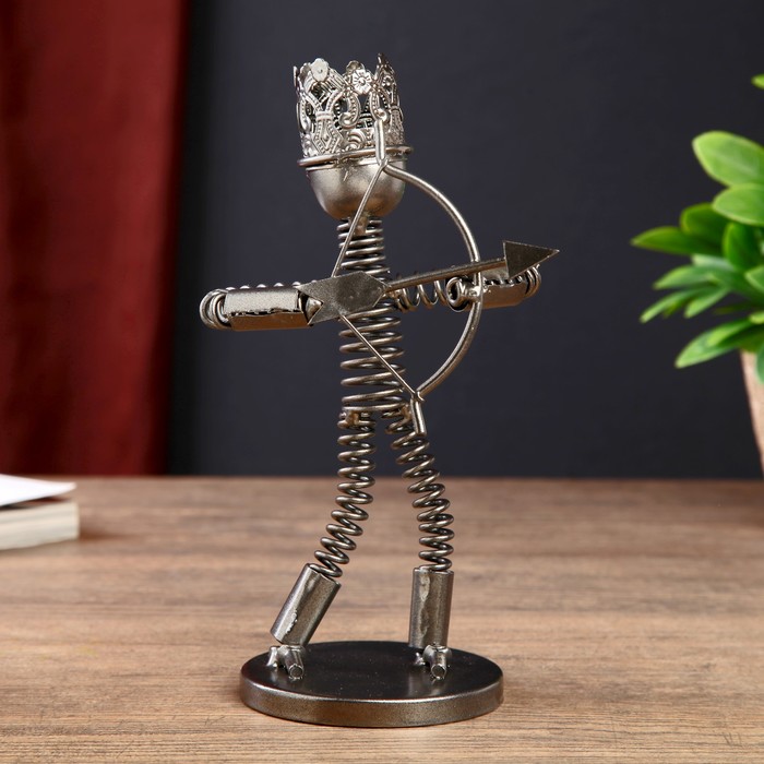 Сувенир металл "Самоделкин лучник" 19,5х8,2х8,2 см