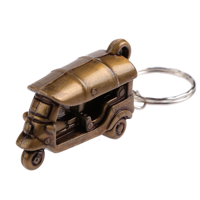 Брелок пластик под металл "Ретроавтомобиль" 4,2х2,8х2 см