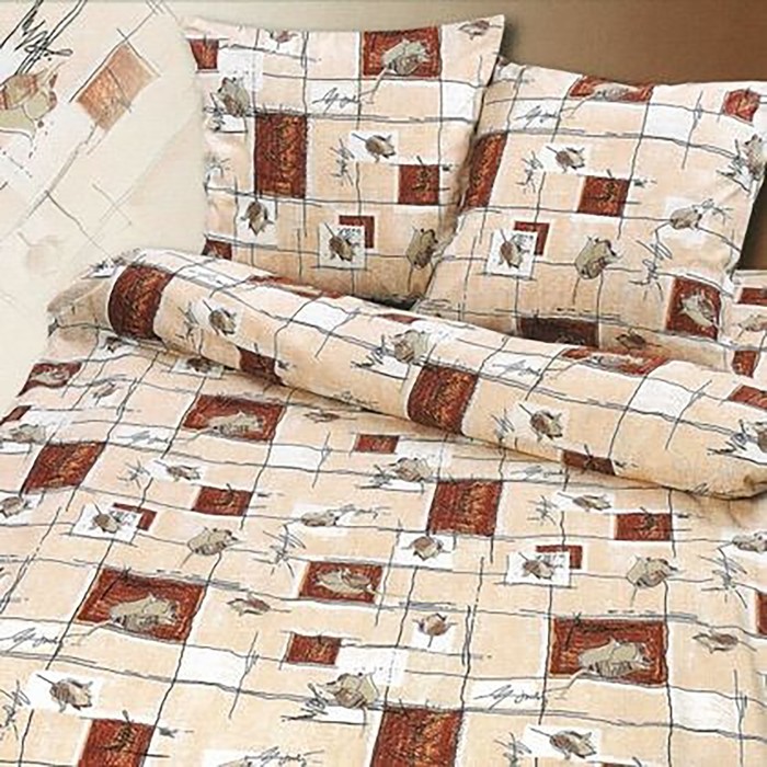 Постельное бельё 1,5 сп. Автограф 150х215, 145х215, 70х70 2шт бязь 105г/м хл100%