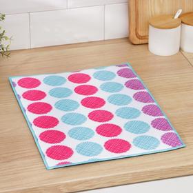 

Коврик для сушки посуды Доляна «Твистер», 30×40 см, микрофибра