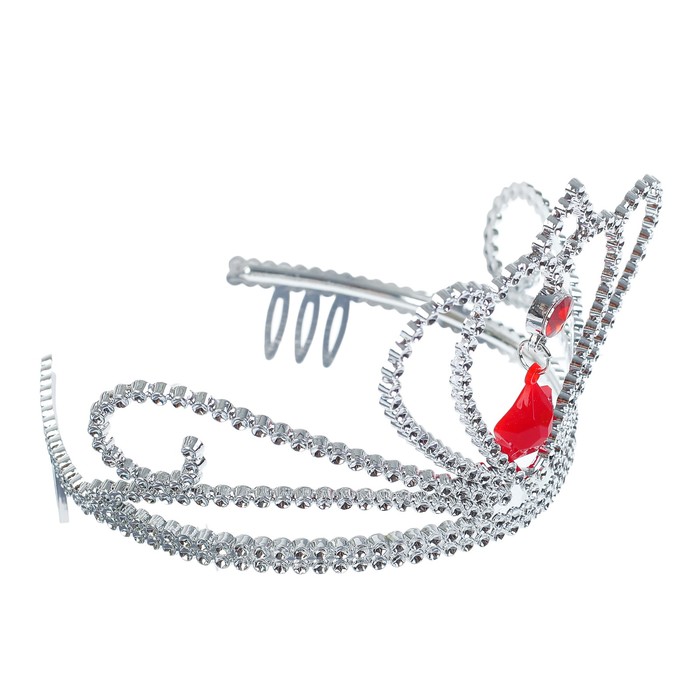 Корона "Звезда" с камнями цвета МИКС