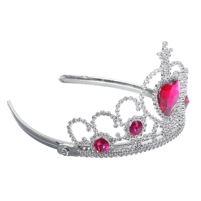 Корона "Инесса" с камнями цвета МИКС