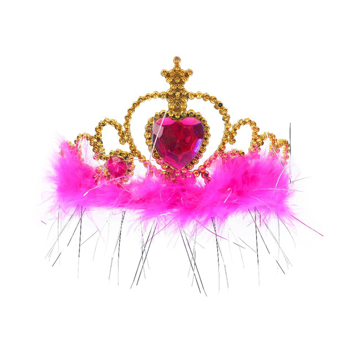 Корона "Красотка" с камнями цвета МИКС