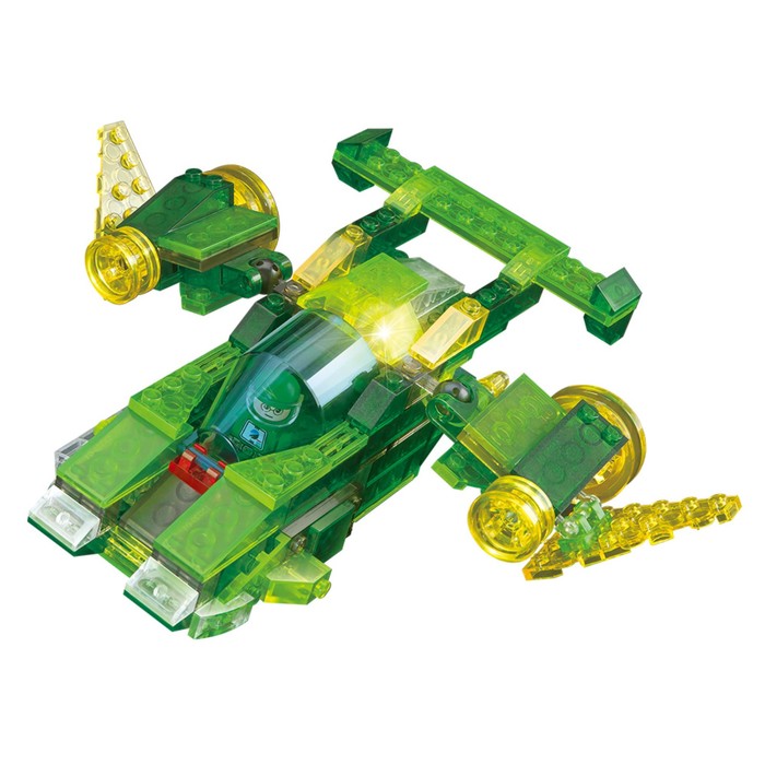 Светящийся конструктор Crystaland «Звёздный патруль», 3 в 1, 185 деталей