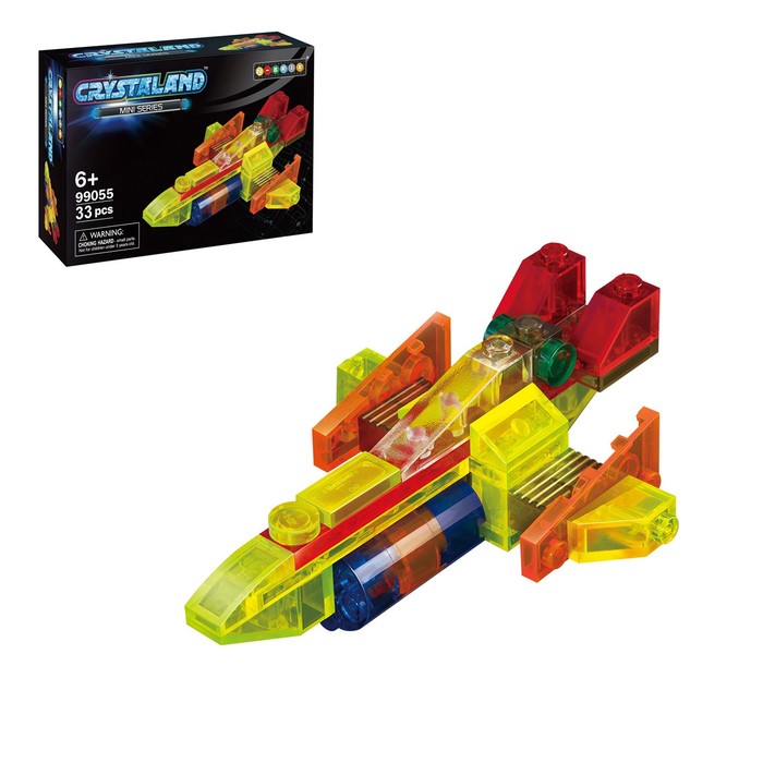 Светящийся конструктор Crystaland «Транспорт», 10 видов