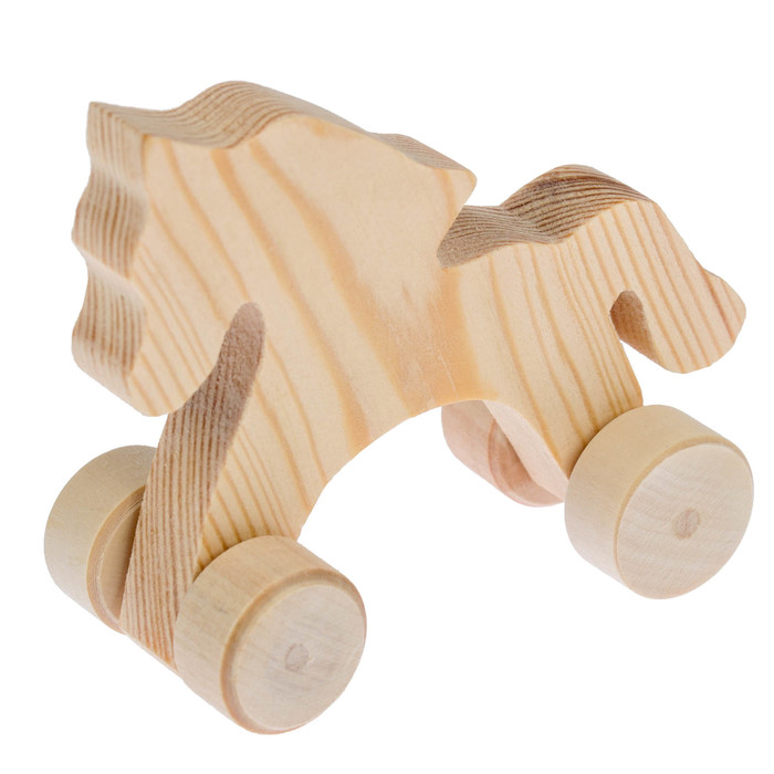 Заготовка для творчества «Лошадка на колесах», 1,7х11х8 см