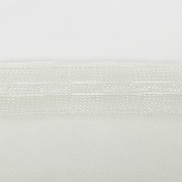 Штора Органза 145*150 см на шторной лентой фисташка, 100% пэ