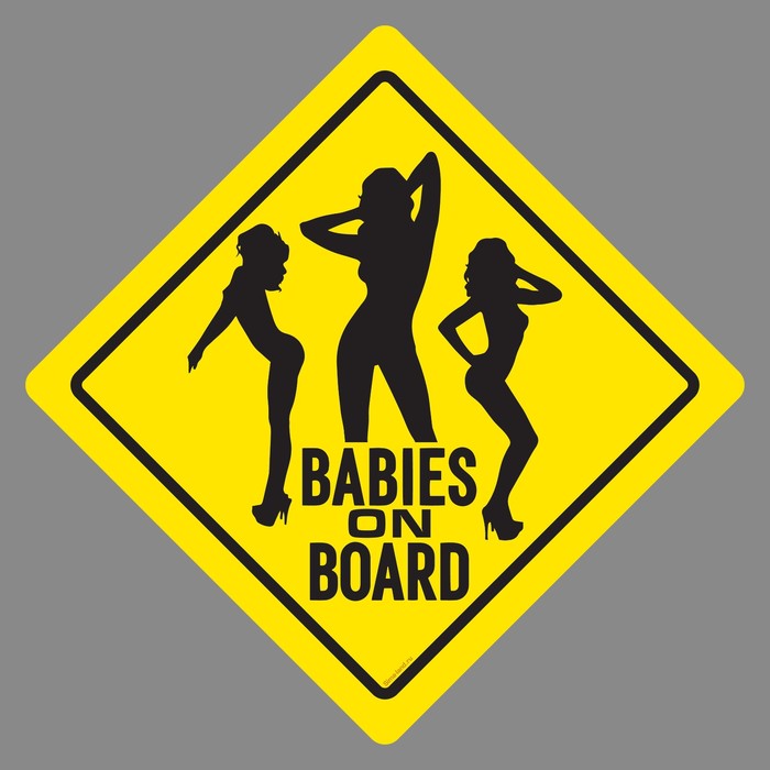 Наклейка на авто "Babies"