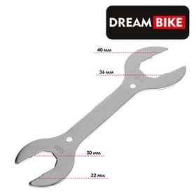 Ключ для рулевой колонки Dream Bike 30/32, 36/40 мм Ош