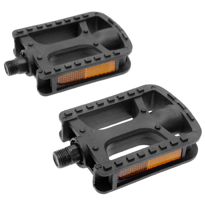 Педали HC-PD-036, с подшипником, пластиковые, ось 9/16&quot;