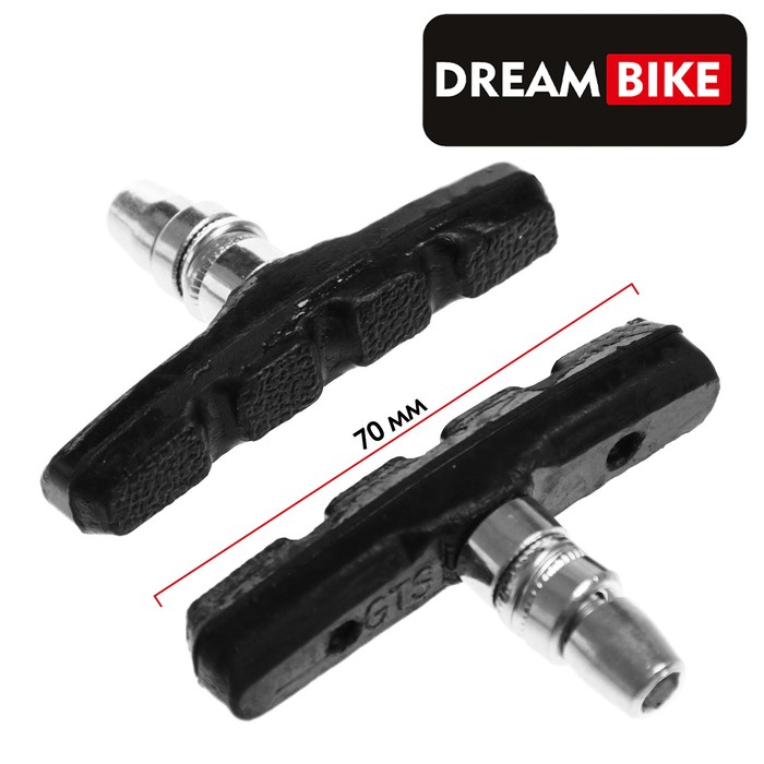 цена Колодки тормозные Dream Bike, V-Brake, 70 мм