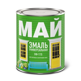

Эмаль ПФ-115 серая, 0,8кг