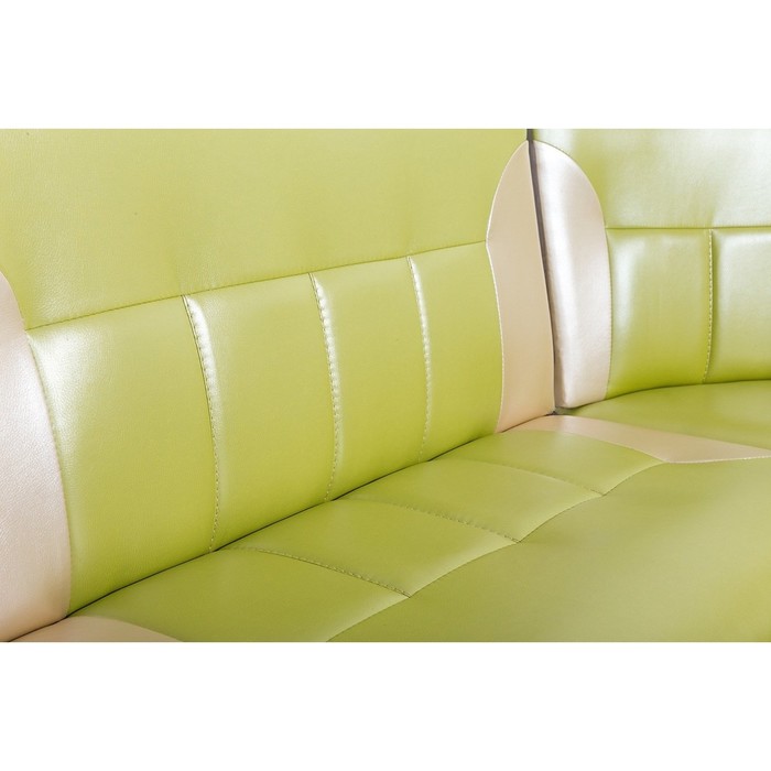 Кухонный уголок Орхидея 1500х1100х840 Венге/Зеленый/беж