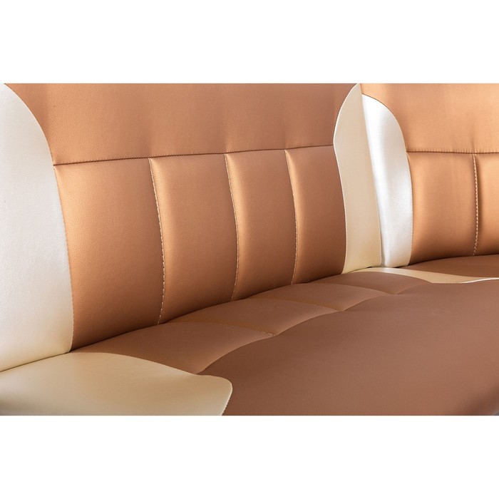 Кухонный уголок Орхидея 1500х1100х840 Венге/Золото/Беж