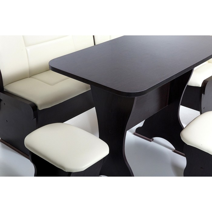 Кухонный уголок Орхидея 1500х1100х840 Венге/Крем