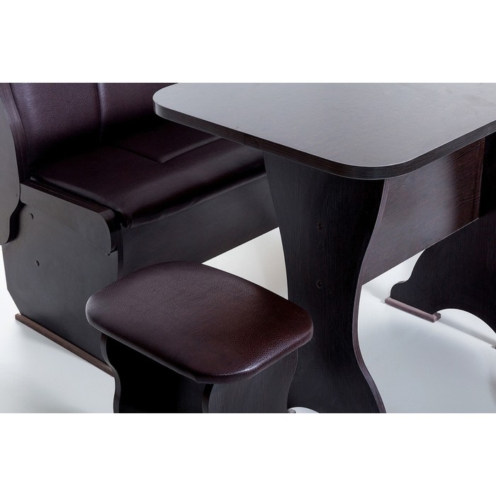 Кухонный уголок Орхидея 1500х1100х840 Венге/Коричневый темн