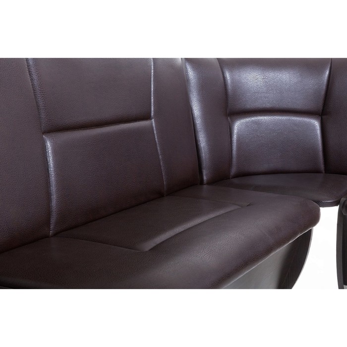 Кухонный уголок Орхидея 1500х1100х840 Венге/Коричневый темн