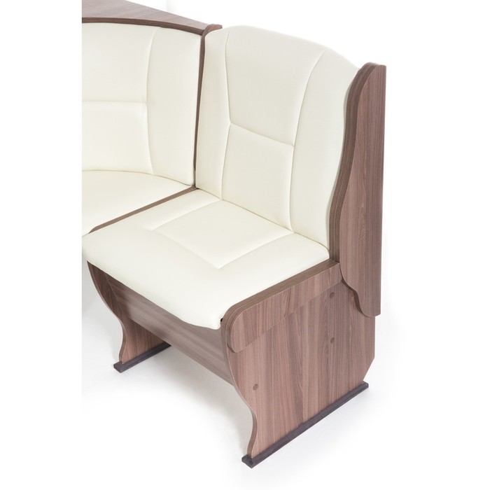 Кухонный уголок Орхидея 1500х1100х840 Ясень шимо темный/Крем