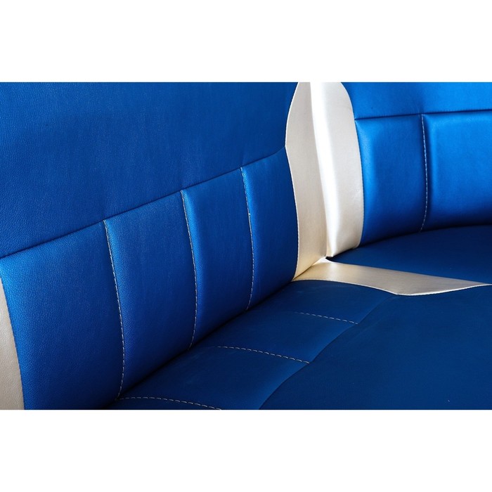 Кухонный уголок Орхидея 1500х1100х840 Ясень шимо светлый/Синий/Беж