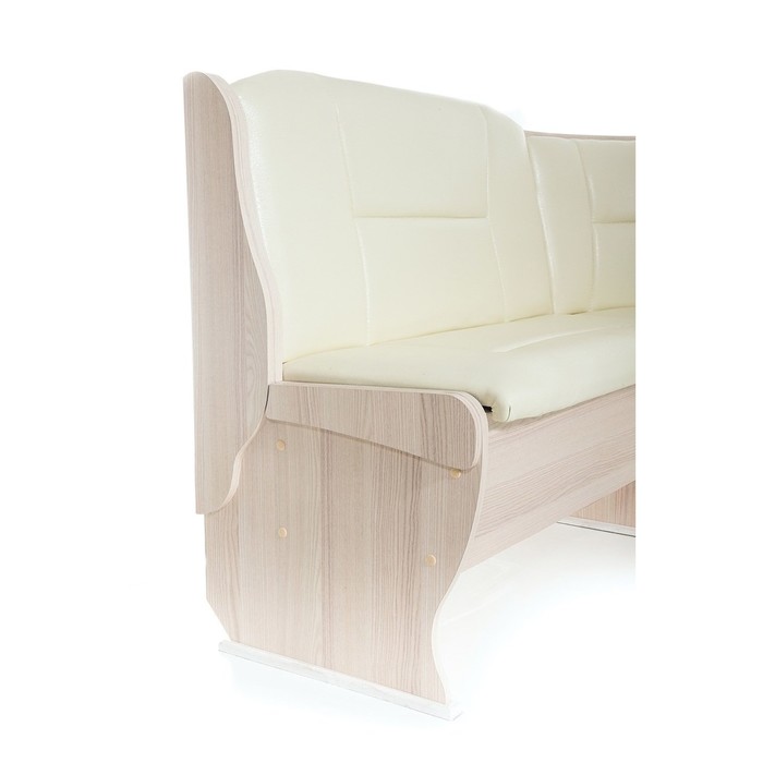 Кухонный уголок Орхидея 1500х1100х840 Ясень шимо светлый/Крем