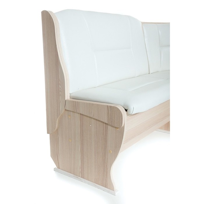 Кухонный уголок Орхидея 1500х1100х840 Ясень шимо светлый/Милк