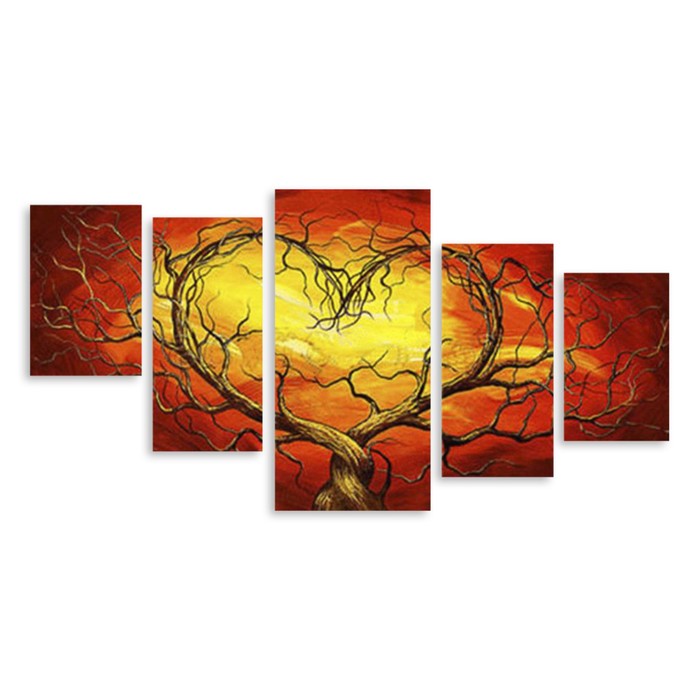 Модульная картина "Сквозь сердце" 150*73 см