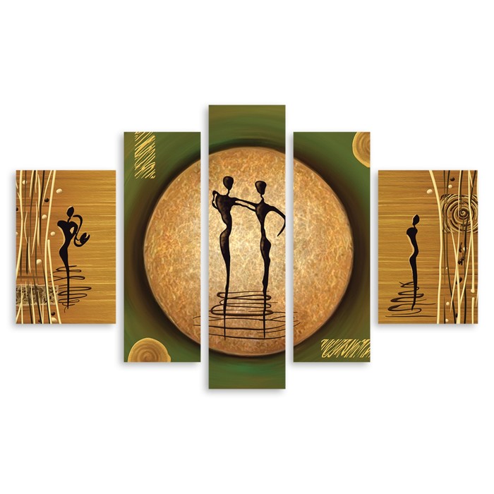 Модульная картина "История любви" 120*72 см