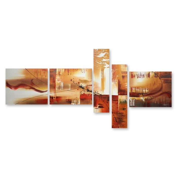 Модульная картина "Абстракция" 120*55 см