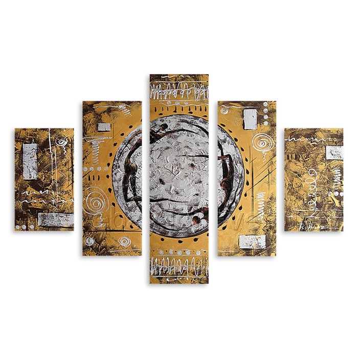 Модульная картина "Двое в луне" 90*57 см