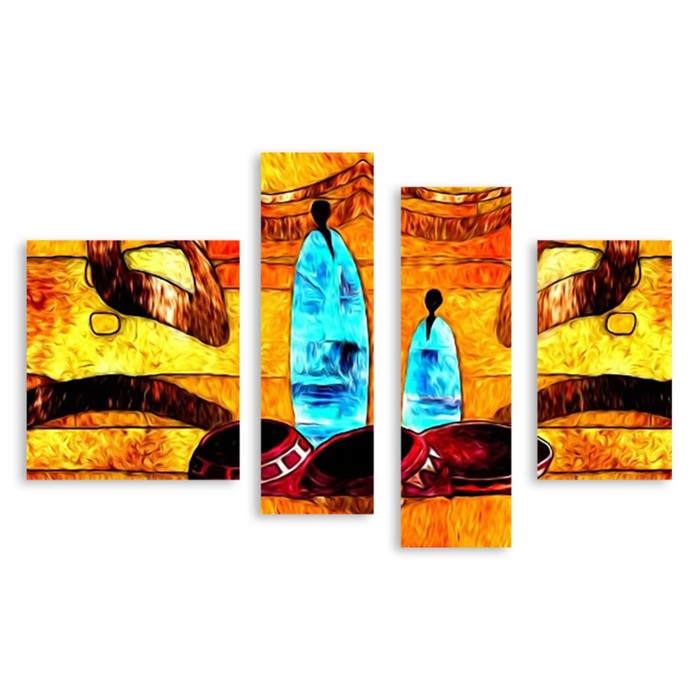 Модульная картина "Африка" 120*77 см