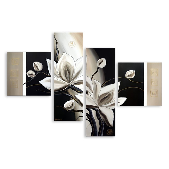 Модульная картина "Шикарные магнолии" 150*100 см