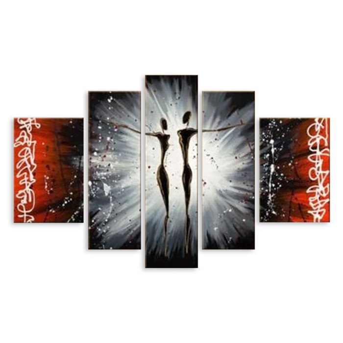 Модульная картина "Двое" 150*88 см